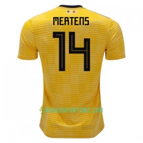 Koszulka Belgia Mertens 14 Mistrzostwa Świata 2018 Wyjazdowe Stroje Piłkarskie